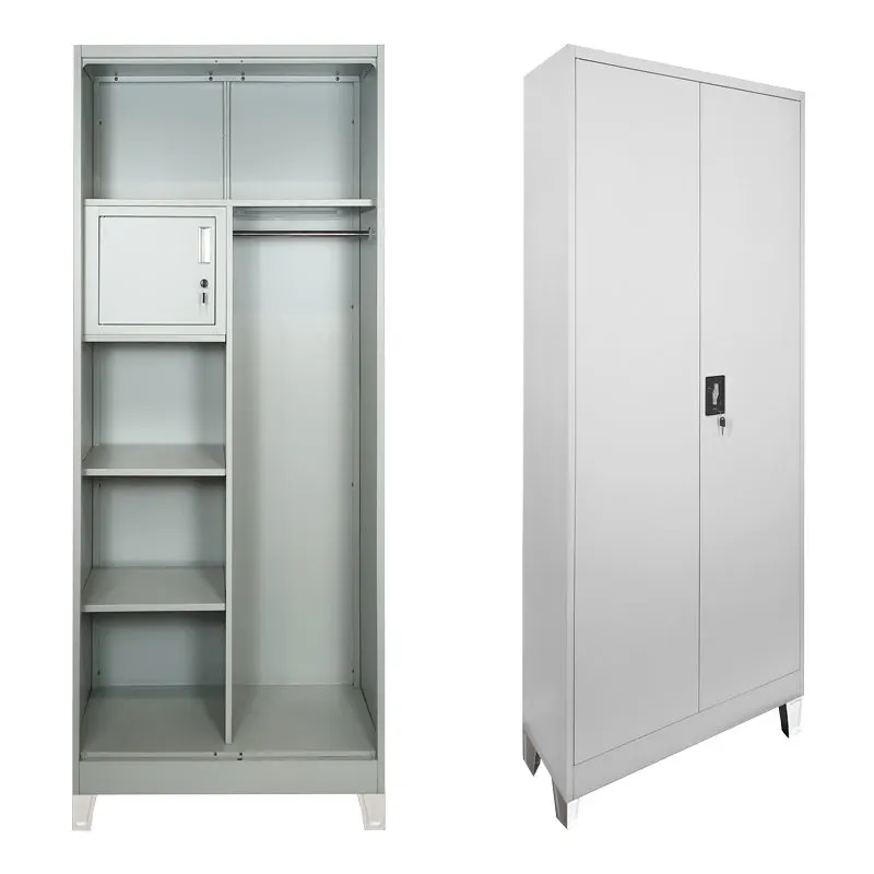Dulap multifunctional Zogi, Metal, 70x40x190 cm - Gri
