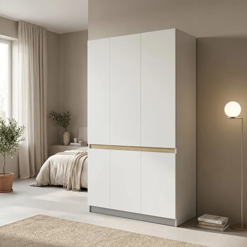 Dulap de haine Merzia, Sonoma, 120x47x183 cm - Sonoma