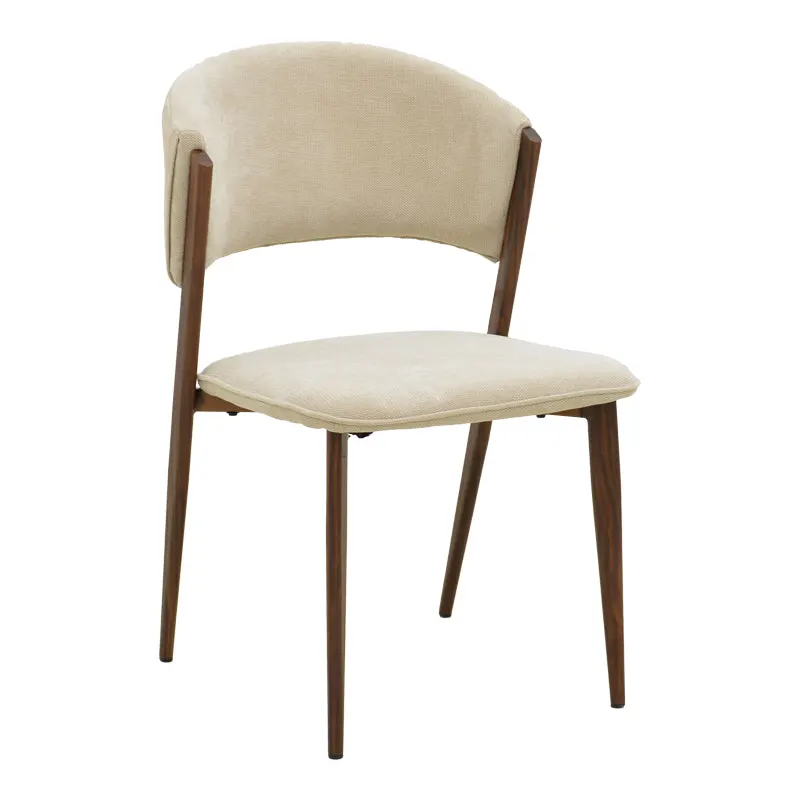 Scaun Dolez, Stofa, 49x59x82 cm - Bej
