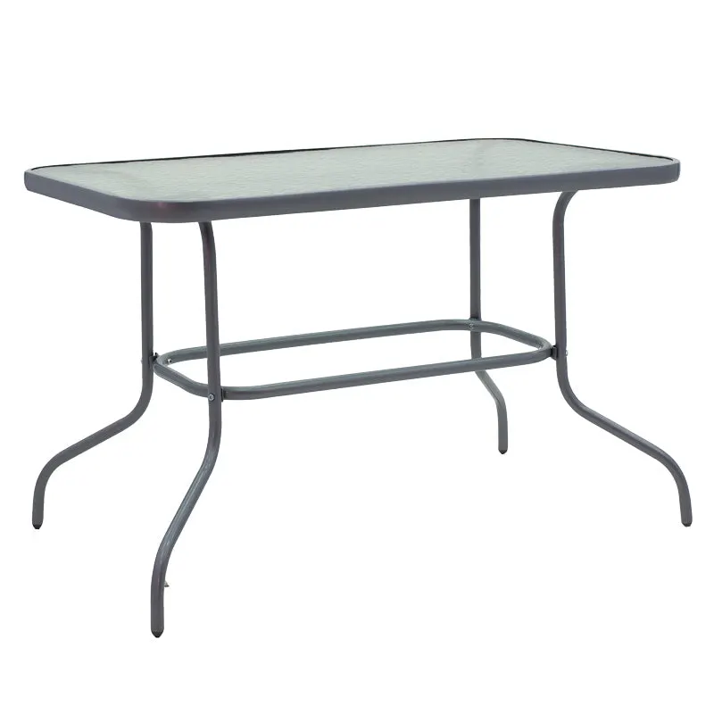 Masa de gradina Valor, Maro - Gri inchis, 110x60x70 cm - Gri inchis