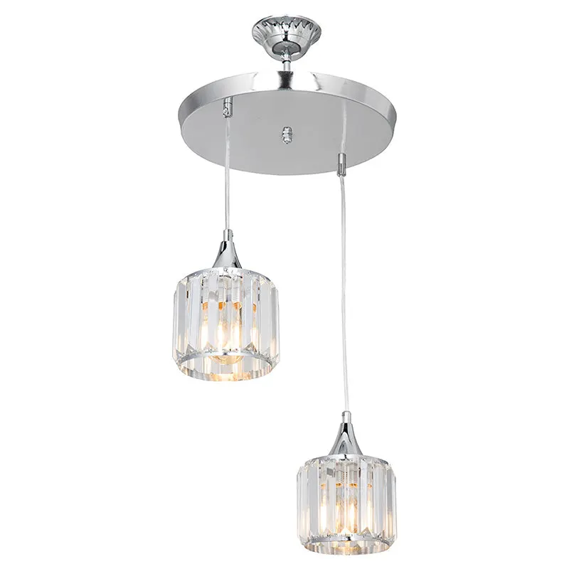 Lustra PWL-1025 metal, Auriu - Argintiu, D30x70 cm - Argintiu