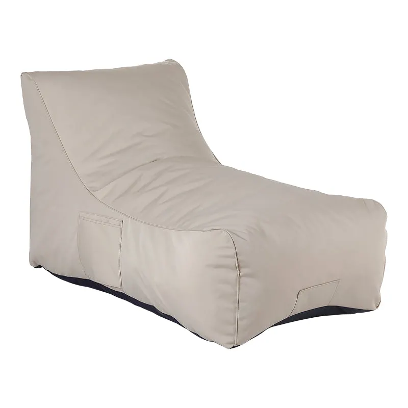 Puf Otenda, Bej - Antracit, 67x110x65 cm - Bej