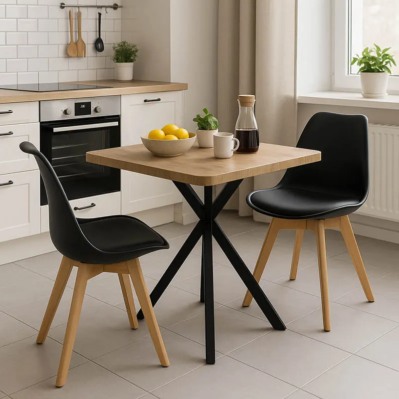 Set mobilier bucătărie 3 piese Treat, Compact și Elegant, 70x70x75 cm - Multicolor