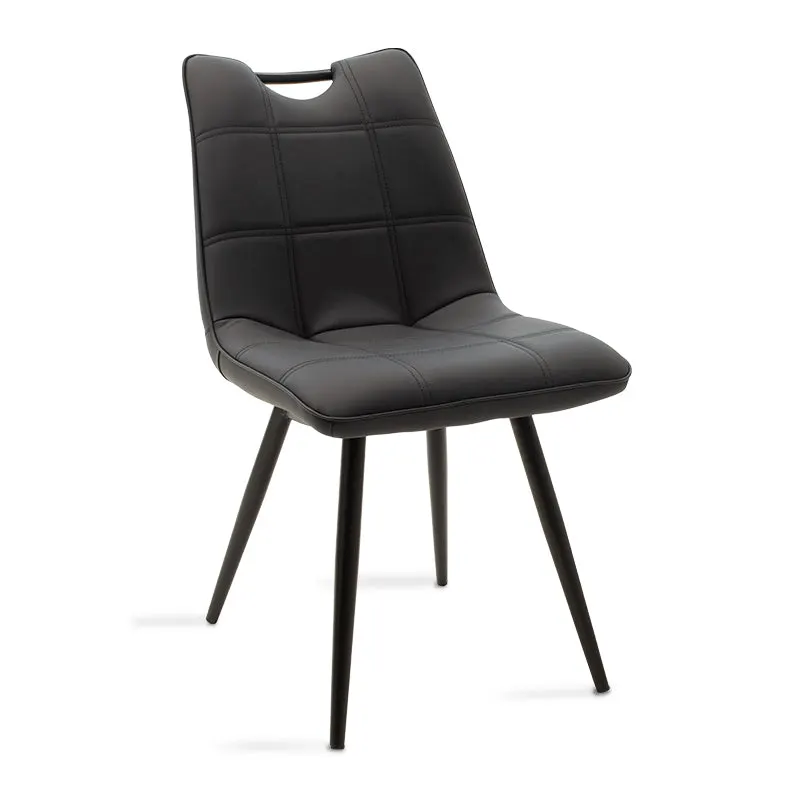 Scaun Nely, 47x61x85 cm - Negru