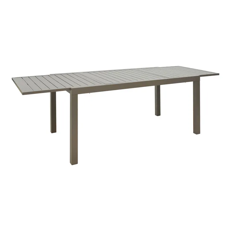 Masa extensibila cu functie versatila Lafla, Aluminiu, Champagne, 160-240x90x75 cm - Multicolor