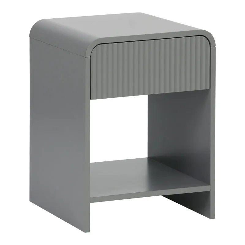 Noptiera moderna Lemperto, gri, 40x40x53 cm - Gri