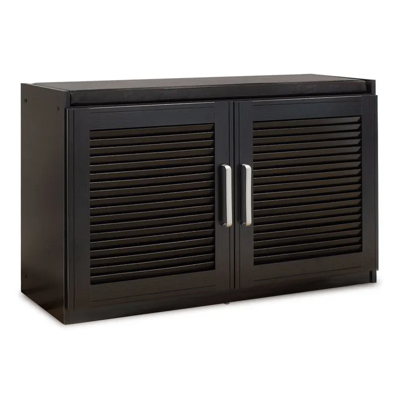 Dulap pantofi cu banca Crispy  94x35x60cm - Maro