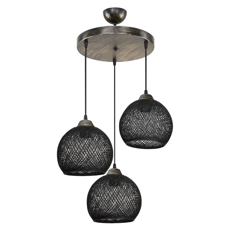 Lustra PWL-1121 Ε27 D40x80cm - Cupru