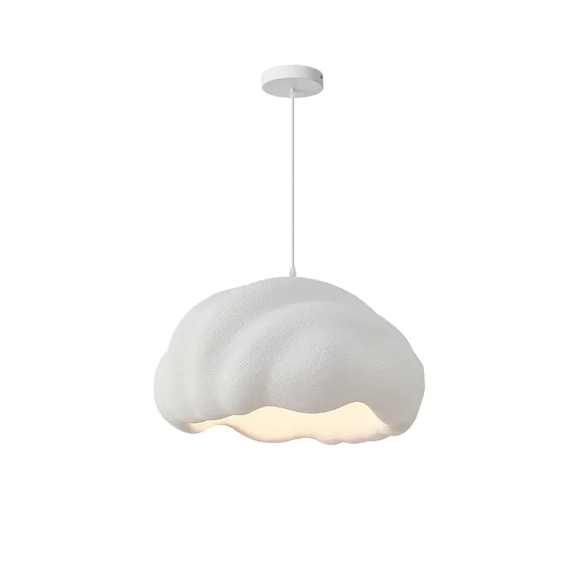 Lustra de tavan cu bec Vomber, Plastic, Alb, 52x28 cm - Alb