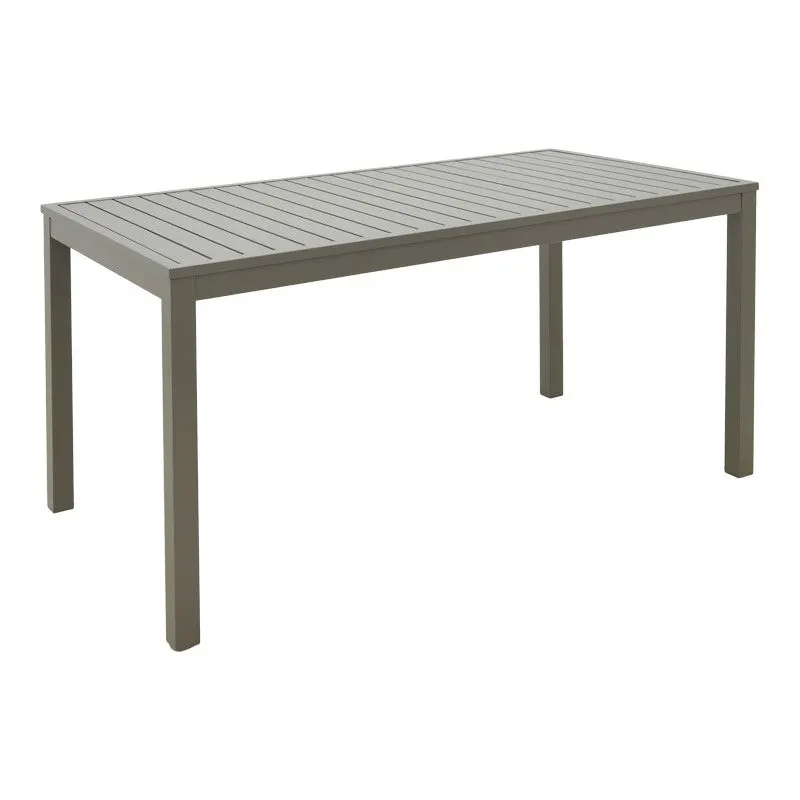 Masa din aluminiu Kliton, Aluminiu, Champagne, 150x80x74 cm - Multicolor