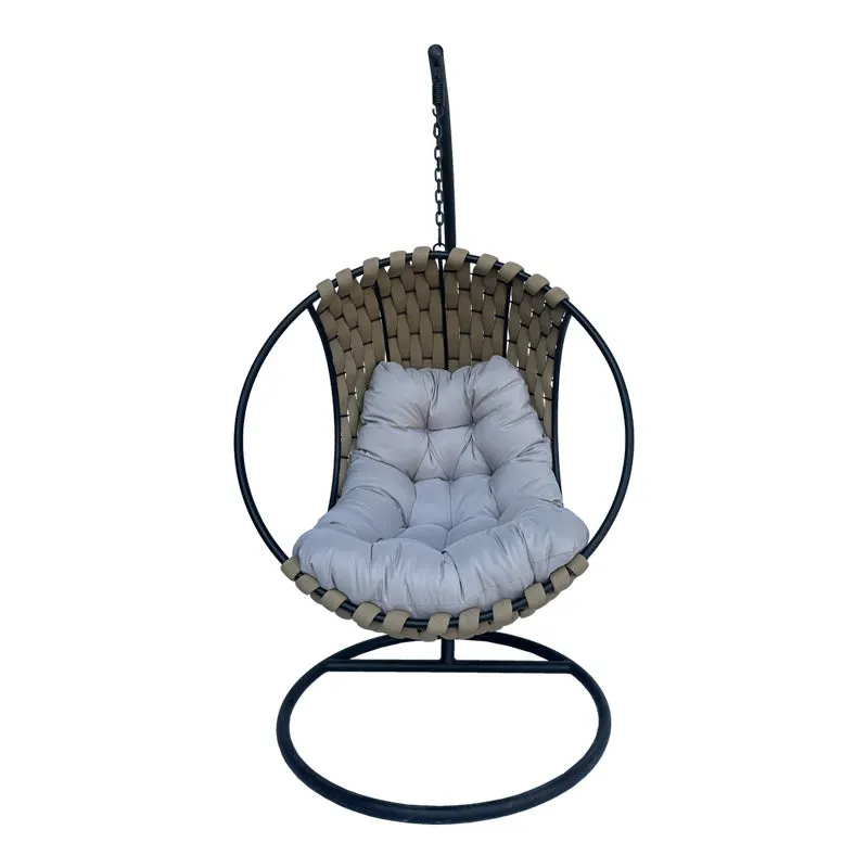 Balansoar Makito, PVC, 100x105x195 cm - Negru