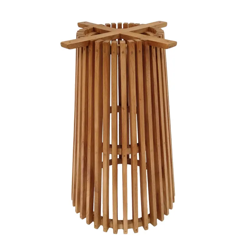 Suport blat masa de bar Galy Boho, Natural, 60x60x90 cm - Natur