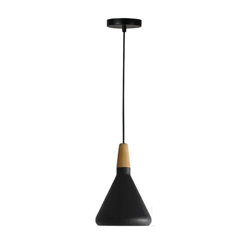 Lustra Jedren metal, negru, 18x18x100 cm - Negru