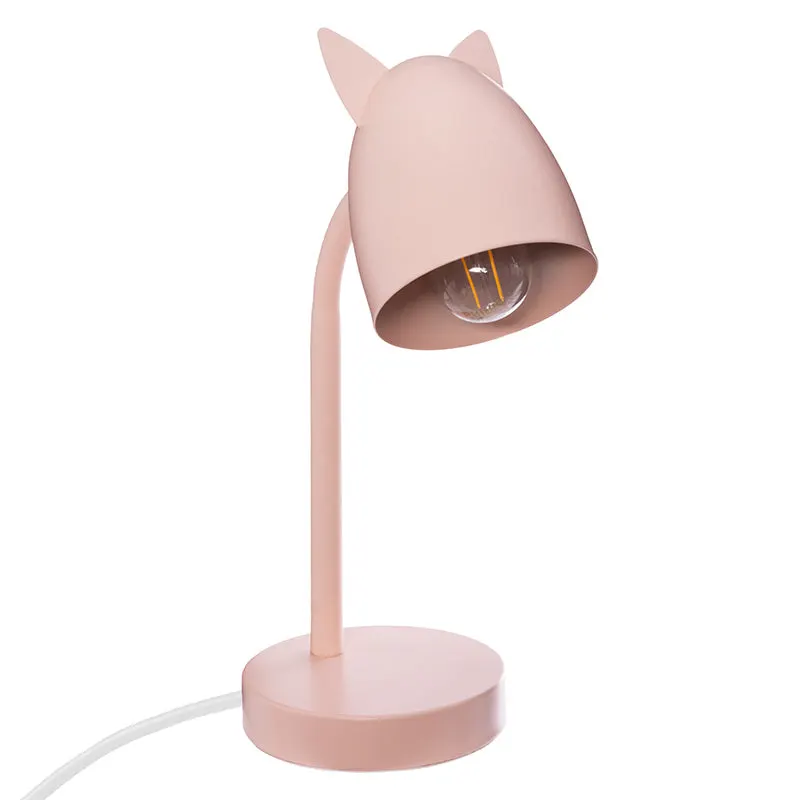 Lampa de birou Lucian, roz, 18x12x31 cm - Roz