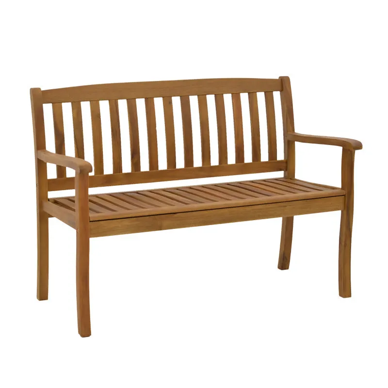 Banca cu 2 locuri Jerdu lemn Natural de salcâm, 120x61x87 cm - Natur