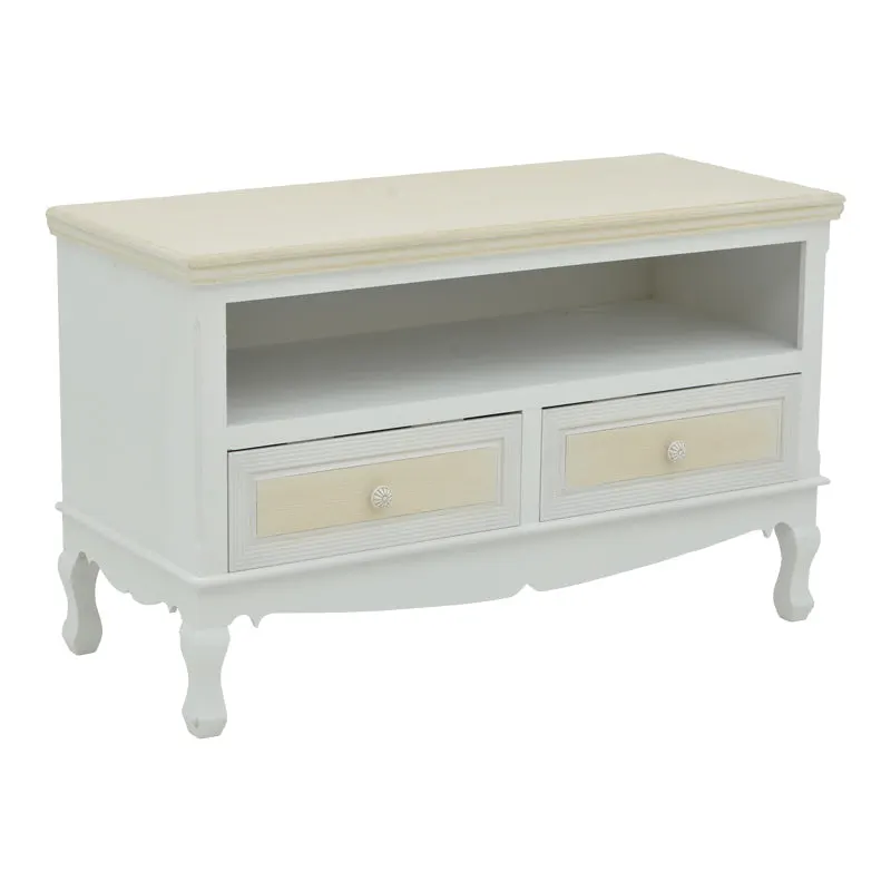 Comoda TV Joliene, Alb, 100x42x61 cm - Alb