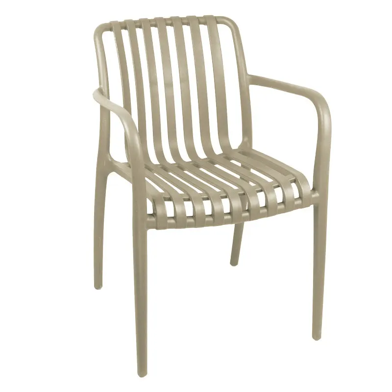 Scaun exterior Zoi, Diverse culori, 58x54x80 cm - Natural