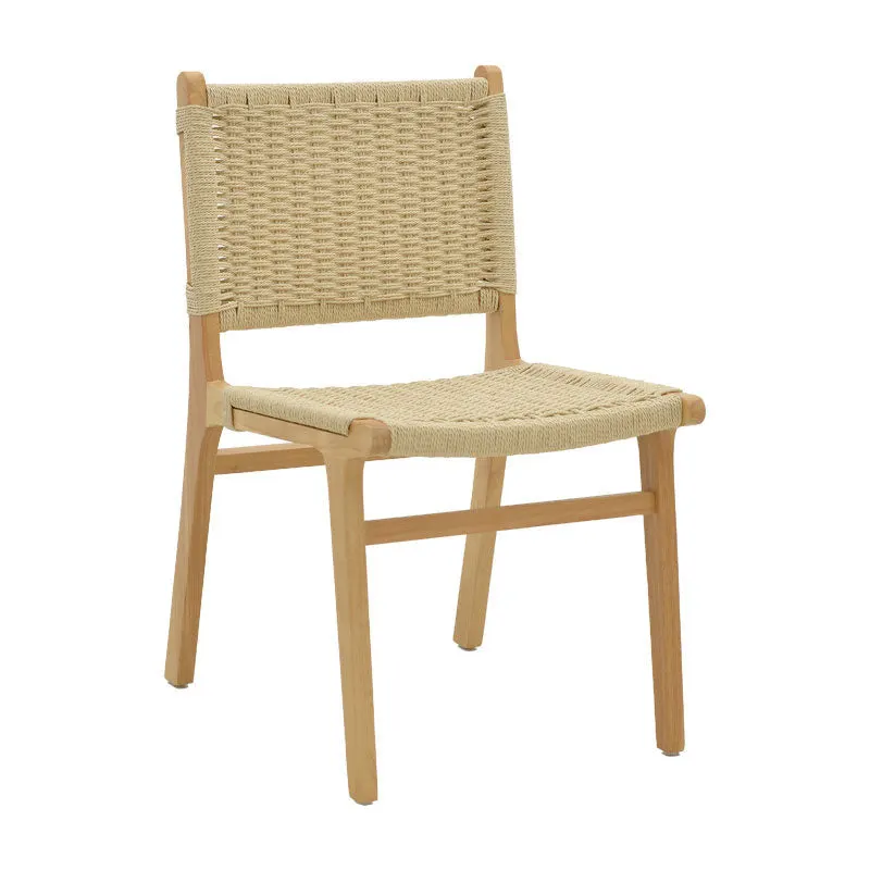 Scaun Julien din si sfoara 61x54x85 cm, Multicolor - Natural, 49x59 cm - Natural