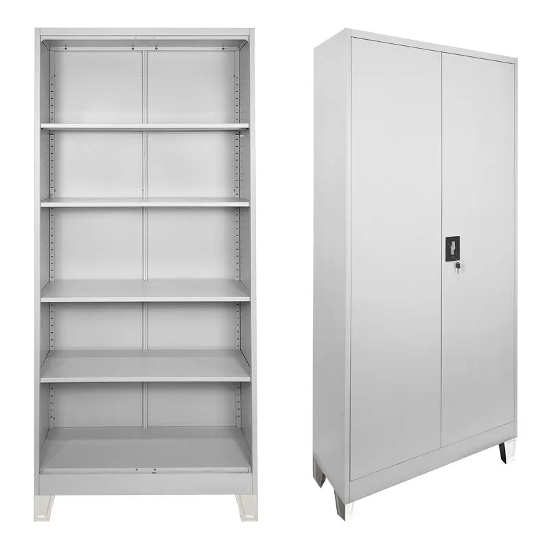 Dulap multifunctional Ugren, Metal, 90x40x190 cm - Gri