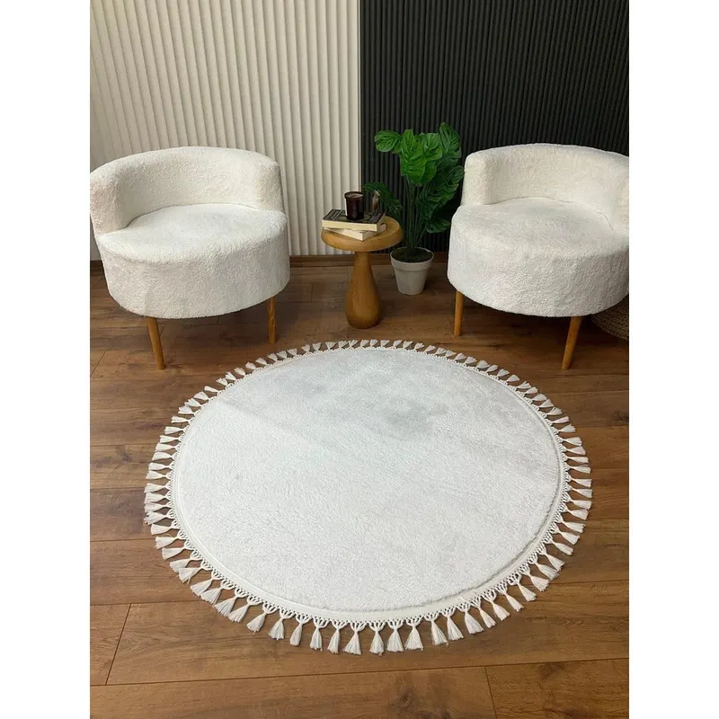 Covor Massimo (diverse dimensiuni) - Alb / 150 x 150