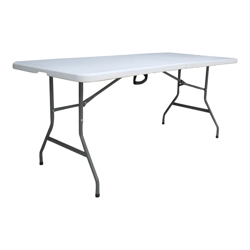 Masă pliabilă de catering/conferințe Nedio, Alb, rezistent, 180x70x74 cm - Alb