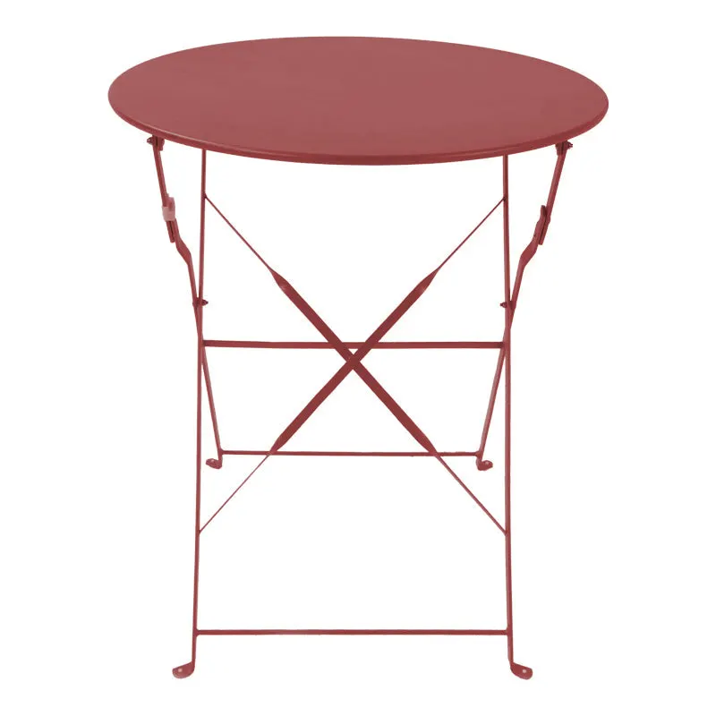 Masa Bistro pliabila, Metal, 60x71 cm - Teracota