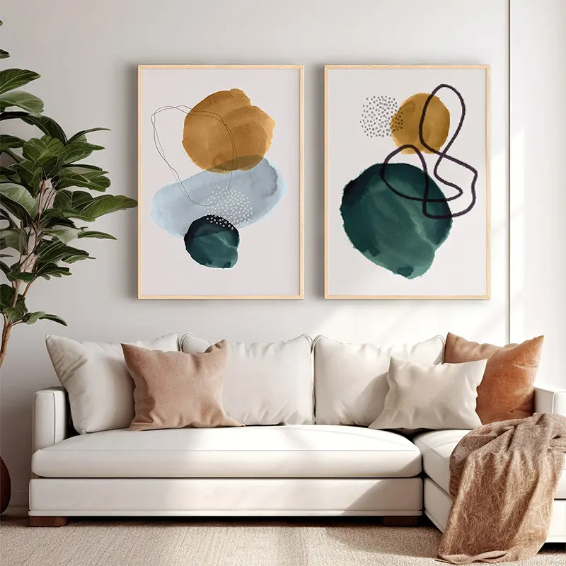 Tablou Cerzen, Multicolor, 33x48 cm - Multicolor