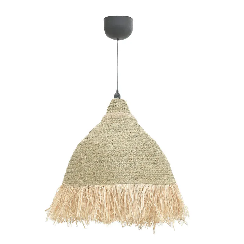 Lustra Boher din iarba de mare tr-o nuanta, Natural, D60x99 cm - Natur