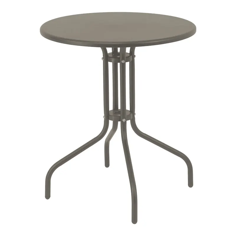 Masa Vergo Auriu metal, D60x70 cm - Bej