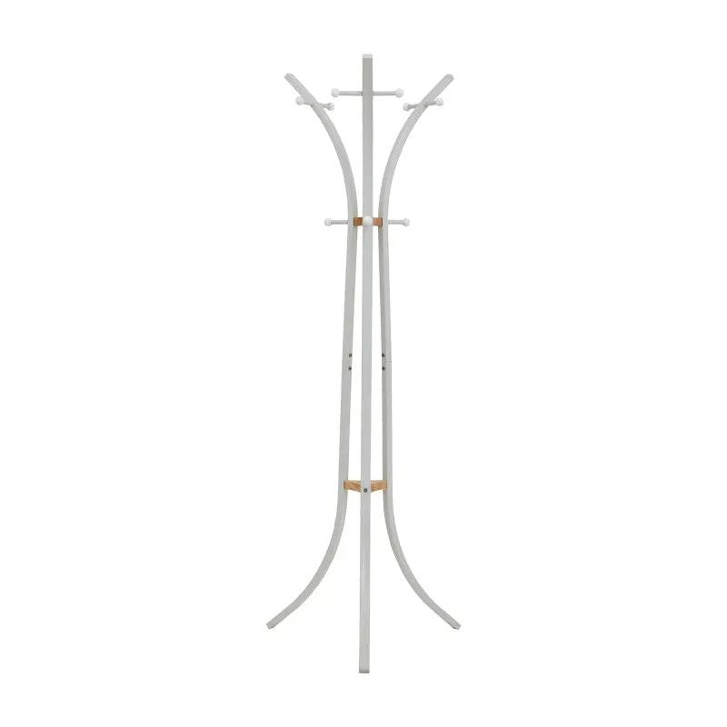 Cuier tip pom Bamile, 51x63x175 cm - Alb