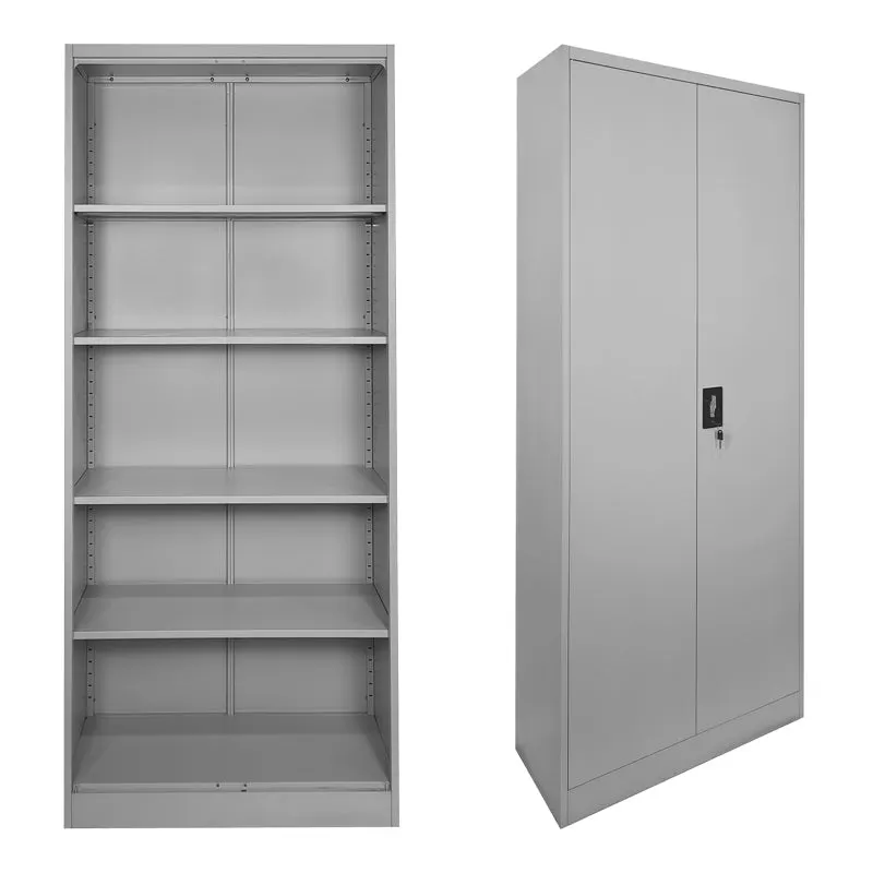 Dulap multifunctional Ugren, Metal, 70x40x180 cm - Gri