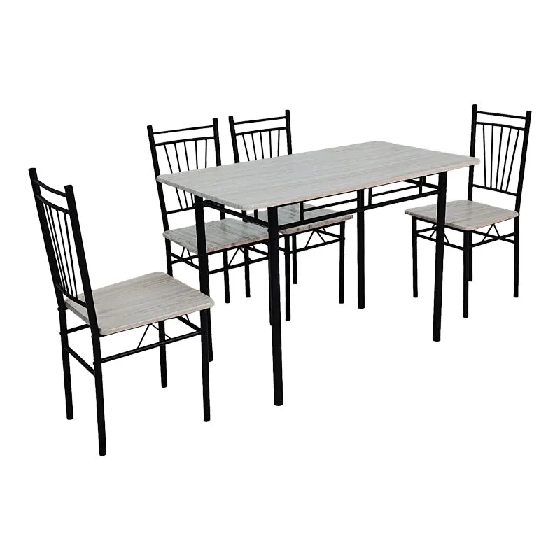 Set mobilier de sufragerie cu 5 piese, Roza, sonoma, 110x60x75 cm - Stejar