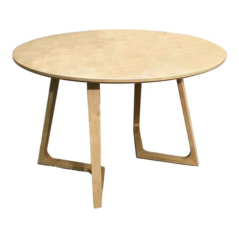 Masă de sufragerie cu blat mdf Sedria, Natural - Nuc, 120x75 cm - Natur