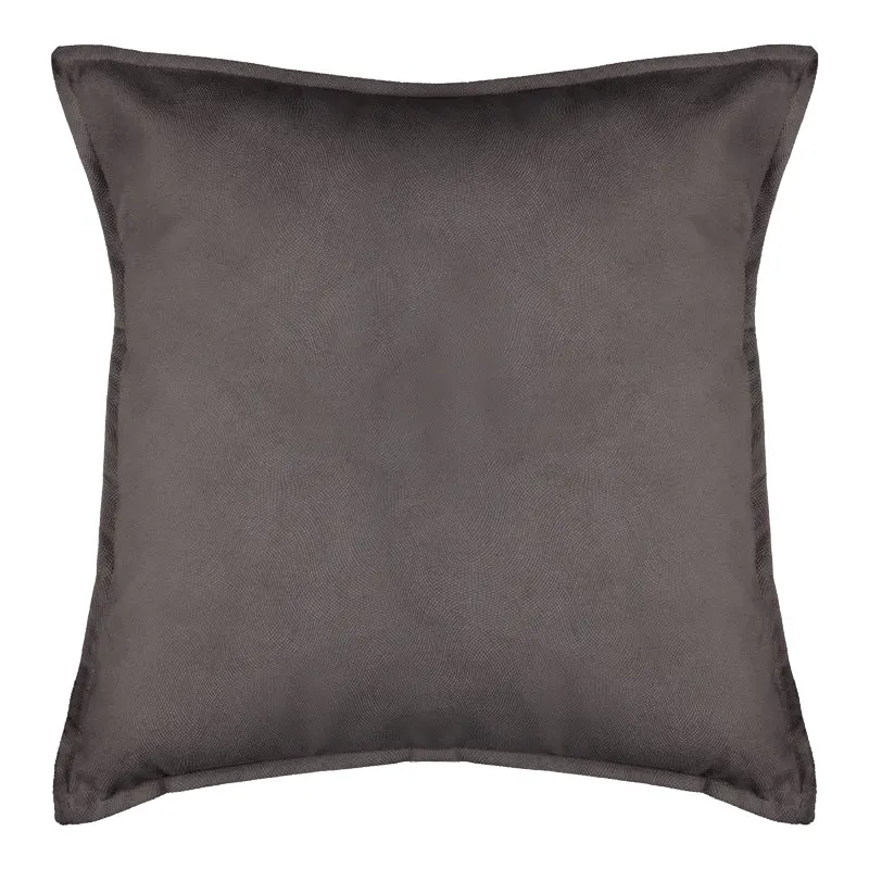 Perna decorativa Derfon, Gri inchis, 55x55 cm - Gri