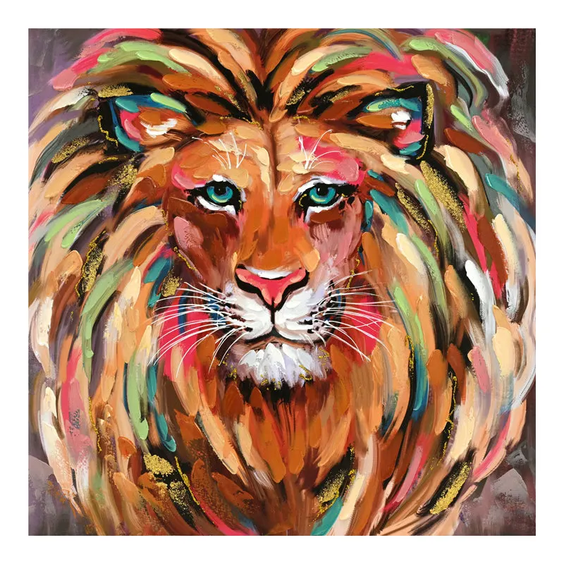 Tablou Martin canvas, Multicolor, 80x80 cm - Multicolor