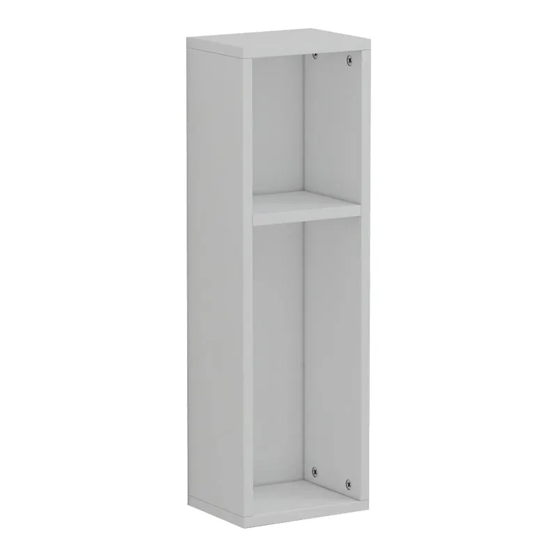 Racks Raft de perete-noptiera, alb, 20x15x65 cm - Alb