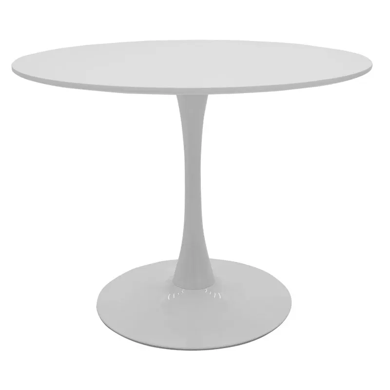 Masa Balou MDF, Gri inchis - Alb - Negru, 100x75 cm - Alb