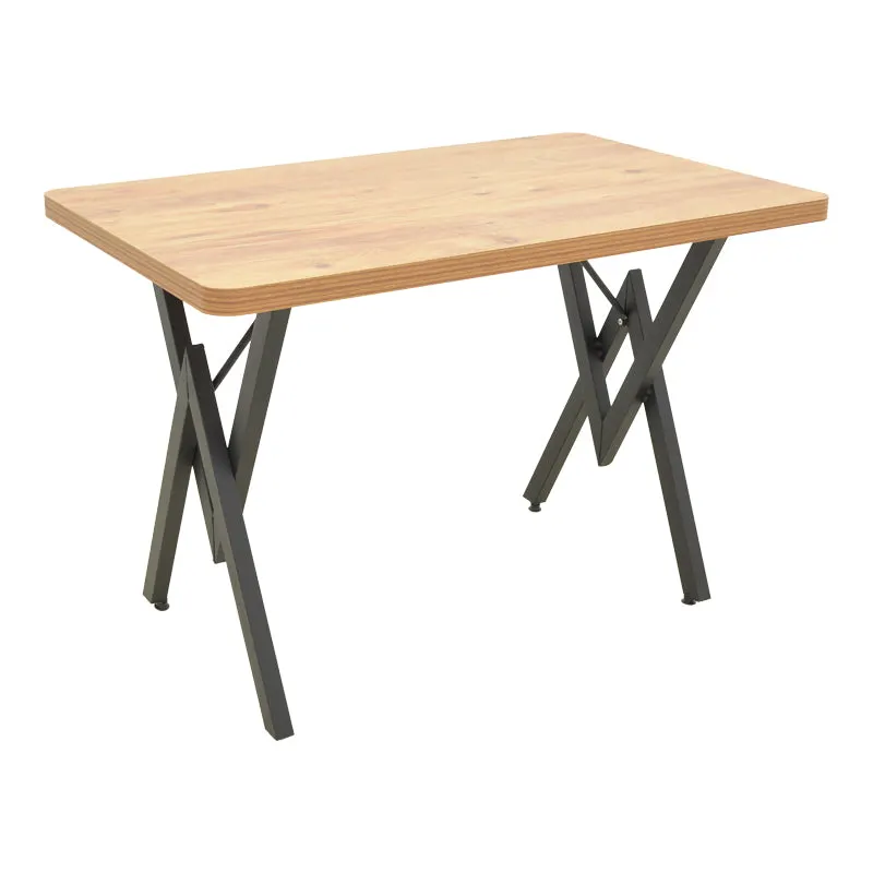 Masa Vertex, Lemn, Stejar, 110x70x72 cm - Negru