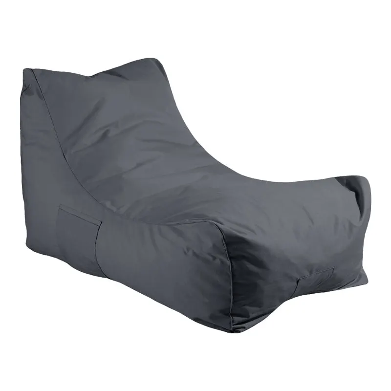 Pouf șezlong cu funcție impermeabilă Otenda, Gri, 67x110x65 cm - Gri
