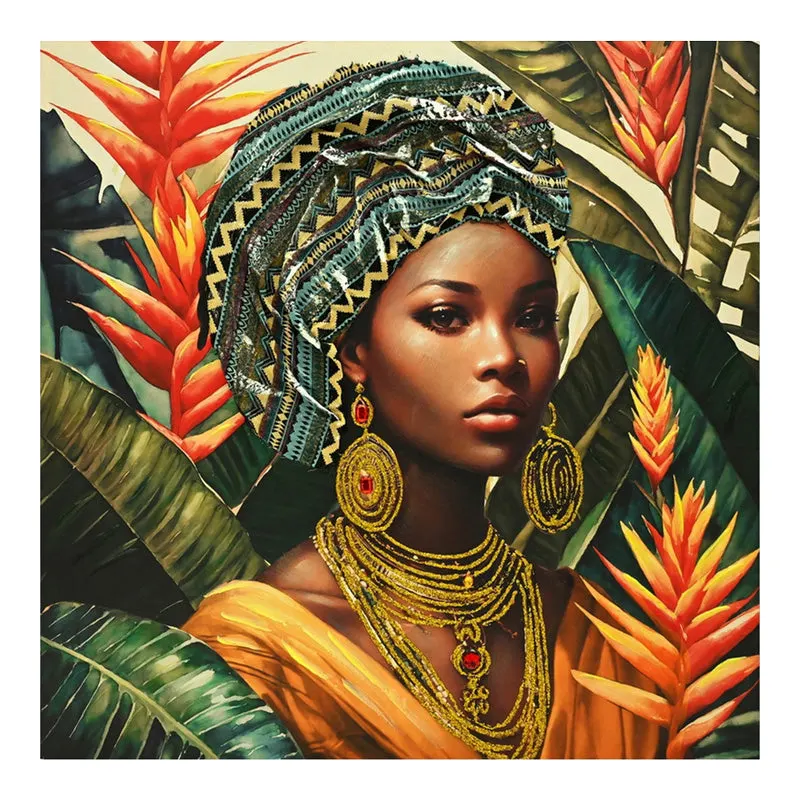 Tablou pânza 3D Gangalo, Pânza, Multicolor, 100x100 cm - Multicolor