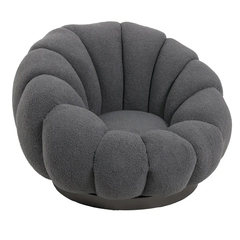 Scaun cu brate pivotant Nester, Diverse culori, 98x97x69 cm - Gri
