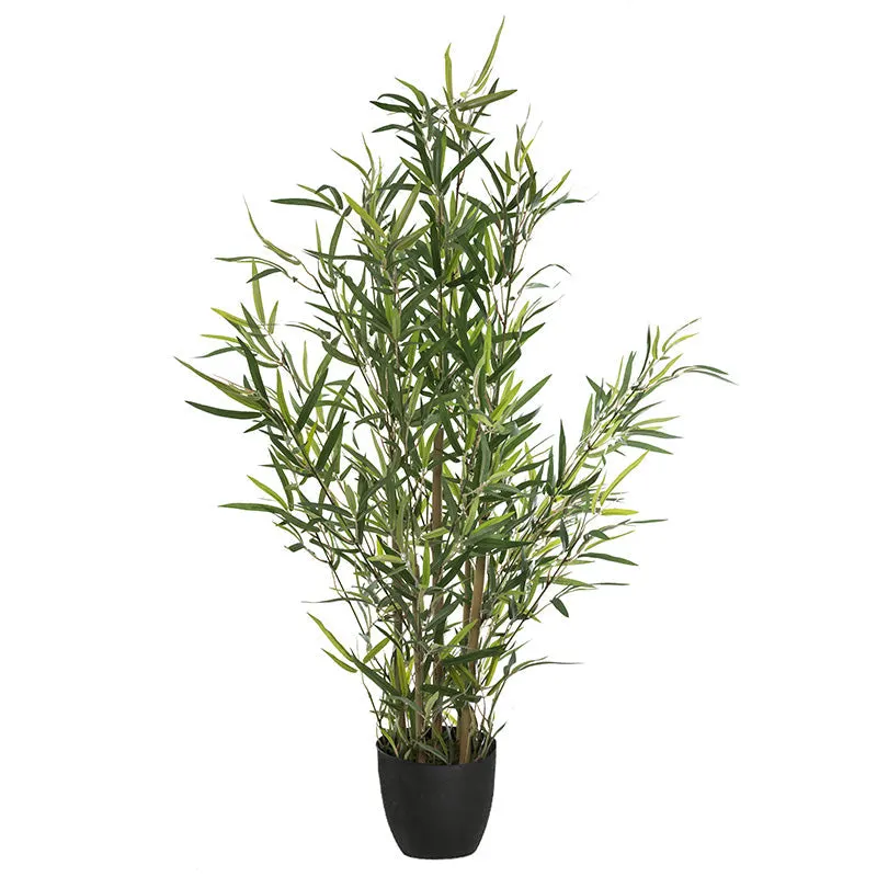 Planta artificiala ghiveci Verde 10, Negru/Verde, 63x55x90 cm - Negru