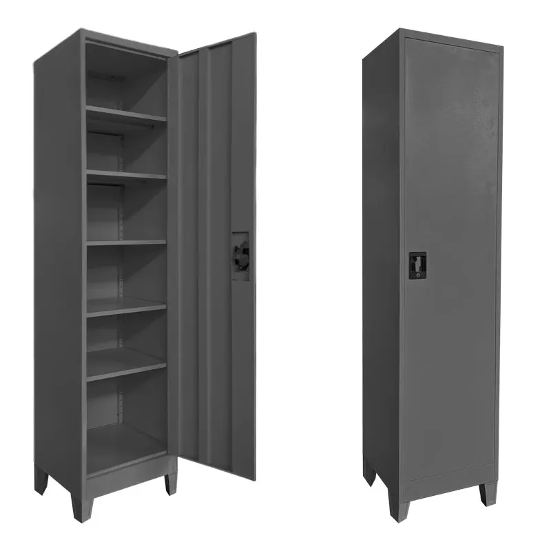 Dulap multifunctional Koya, Metal, 45x50x190 cm - Antracit