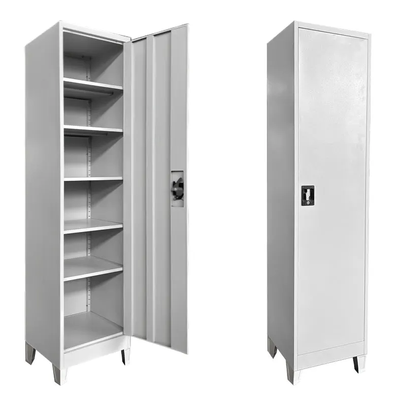 Dulap multifunctional Koya, Metal, 45x50x190 cm - Gri