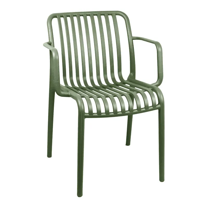 Fotoliu modern Zoi cu design elegant, Verde închis, 55x57x79 cm - Verde