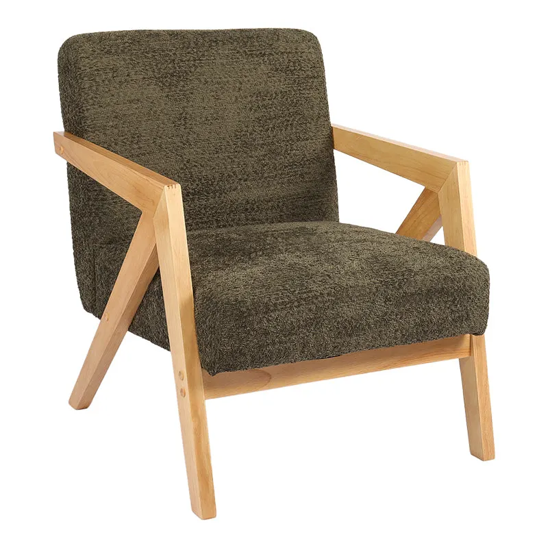 Fotoliu Garifa, Tesatura, 79x75x75 cm - Verde
