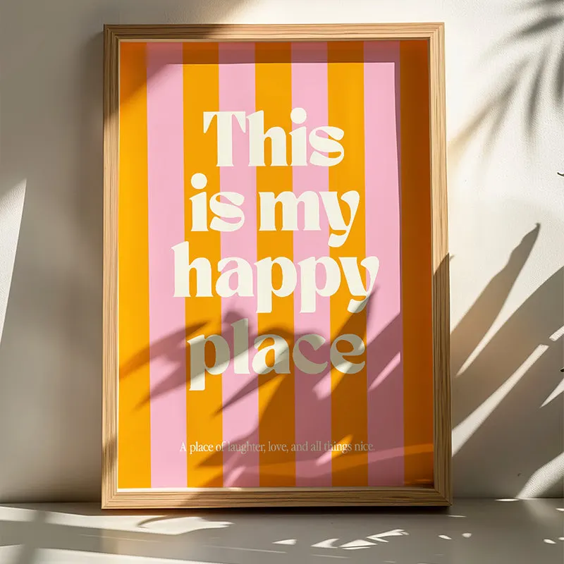 Tablou decorativ Happo, Multicolor, 50x70 cm - Multicolor