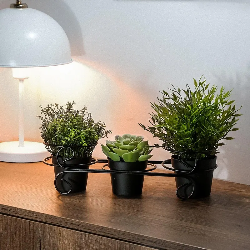 Jardiniere, Negru, 30 x 11 x 13 cm - Negru