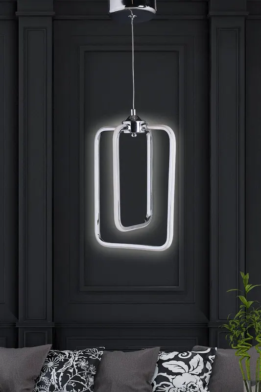 Lustra HM098 Chandelier, Argintiu - Multicolor