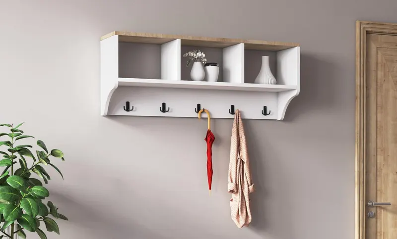 Cuier London, Alb (diverse dimensiuni) - Multicolor